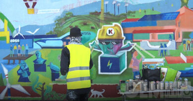 Na Gimnaziji oslikan mural o energetskim superherojima